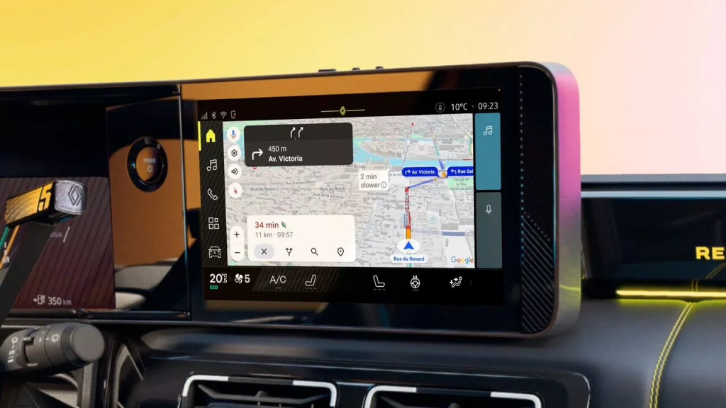 navigation en temps réel avec Google Maps R5