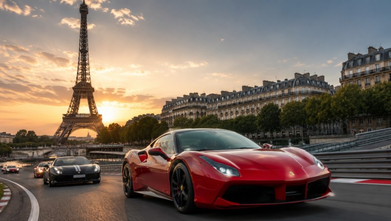 Paris attire les amateurs de conduite sportive