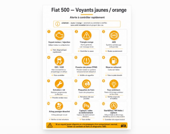 voyant orange
