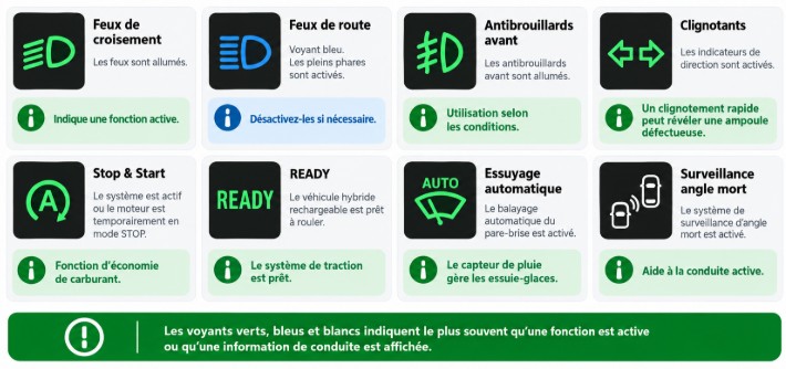 voyant vert