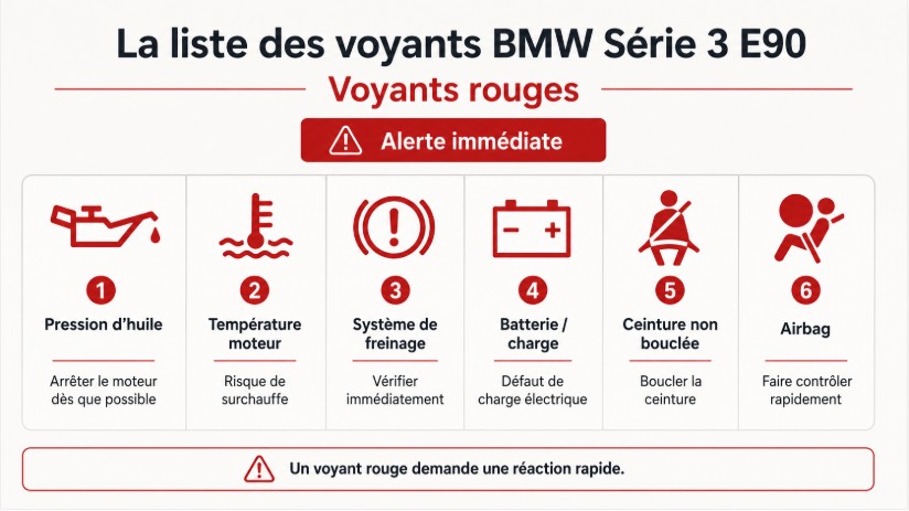 Les voyants rouges