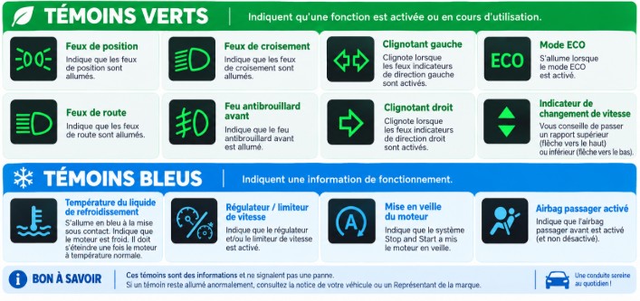 voyant verts